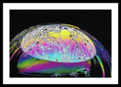 Soap Bubble / Art Photo - Framed Print