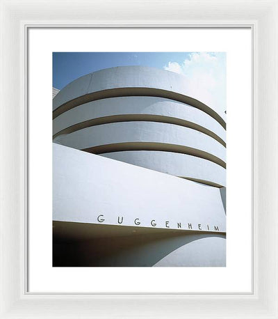Solomon R. Guggenheim Museum / Art Photo - Framed Print