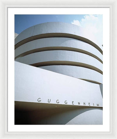 Solomon R. Guggenheim Museum / Art Photo - Framed Print