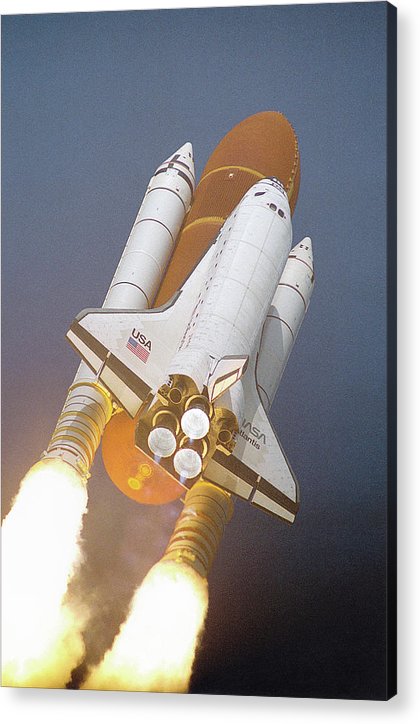 Space Shuttle Atlantis, 1992 / Art Photo - Acrylic Print