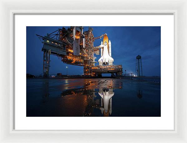 Space Shuttle Atlantis, Cape Canaveral / Art Photo - Framed Print