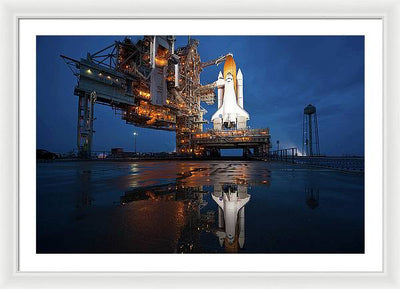 Space Shuttle Atlantis, Cape Canaveral / Art Photo - Framed Print