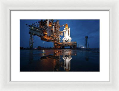 Space Shuttle Atlantis, Cape Canaveral / Art Photo - Framed Print