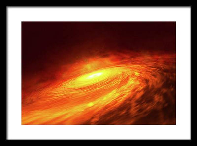 Spiral Galaxy NGC 3147 / Art Photo - Framed Print