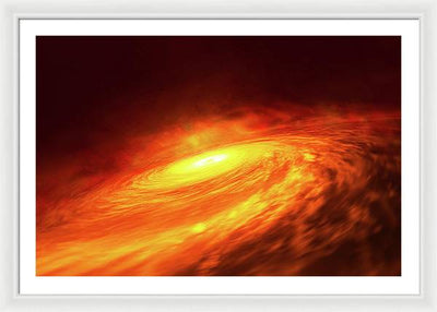 Spiral Galaxy NGC 3147 / Art Photo - Framed Print