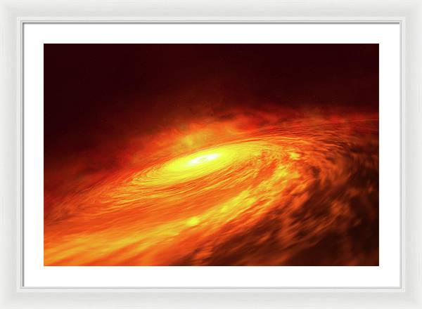 Spiral Galaxy NGC 3147 / Art Photo - Framed Print