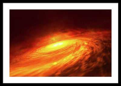 Spiral Galaxy NGC 3147 / Art Photo - Framed Print