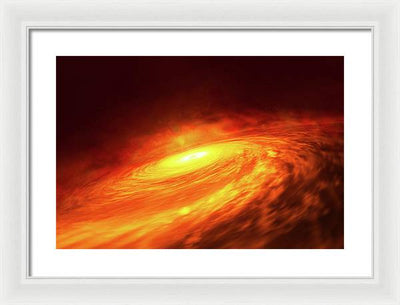 Spiral Galaxy NGC 3147 / Art Photo - Framed Print