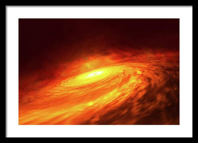 Spiral Galaxy NGC 3147 / Art Photo - Framed Print