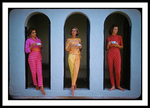 Sporting Look in Bermuda - Framed Print