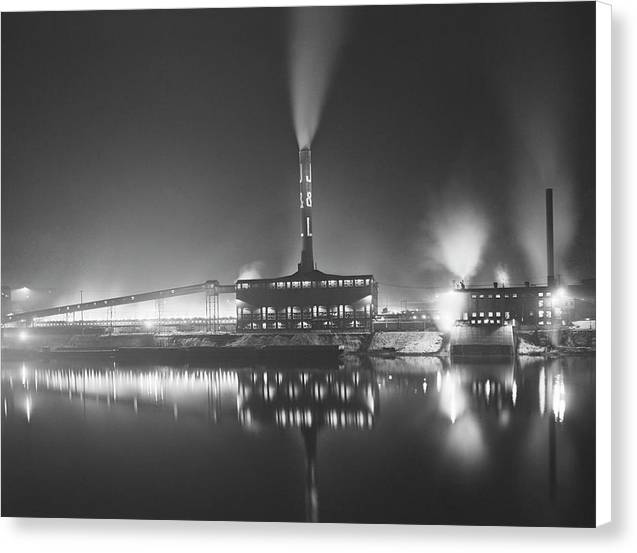 Steel Company, Aliquippa, Pennsylvania / Art Photo - Canvas Print