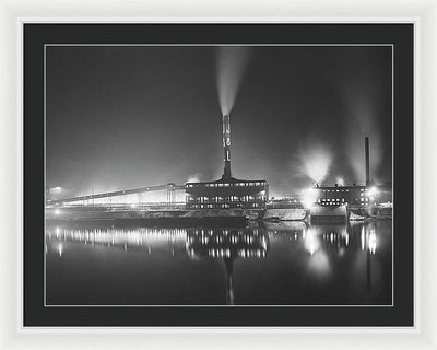 Steel Company, Aliquippa, Pennsylvania / Art Photo - Framed Print