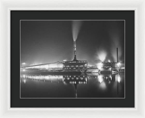 Steel Company, Aliquippa, Pennsylvania / Art Photo - Framed Print