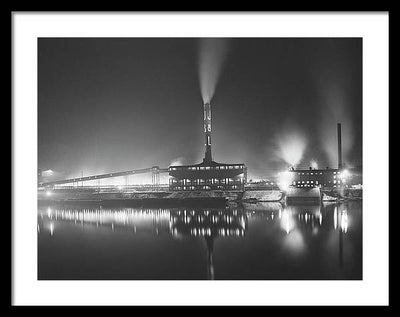 Steel Company, Aliquippa, Pennsylvania / Art Photo - Framed Print