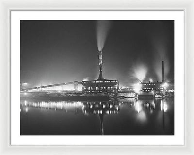 Steel Company, Aliquippa, Pennsylvania / Art Photo - Framed Print