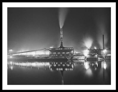 Steel Company, Aliquippa, Pennsylvania / Art Photo - Framed Print