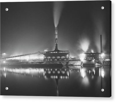 Steel Company, Aliquippa, Pennsylvania / Art Photo - Acrylic Print