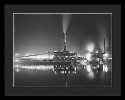 Steel Company, Aliquippa, Pennsylvania / Art Photo - Framed Print