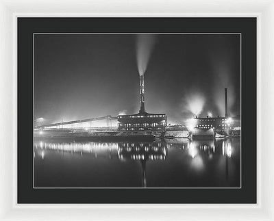 Steel Company, Aliquippa, Pennsylvania / Art Photo - Framed Print