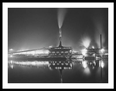 Steel Company, Aliquippa, Pennsylvania / Art Photo - Framed Print