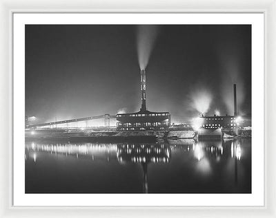 Steel Company, Aliquippa, Pennsylvania / Art Photo - Framed Print