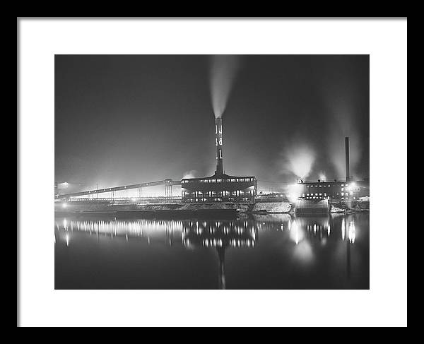 Steel Company, Aliquippa, Pennsylvania / Art Photo - Framed Print