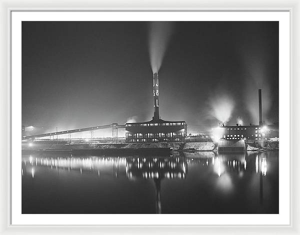 Steel Company, Aliquippa, Pennsylvania / Art Photo - Framed Print