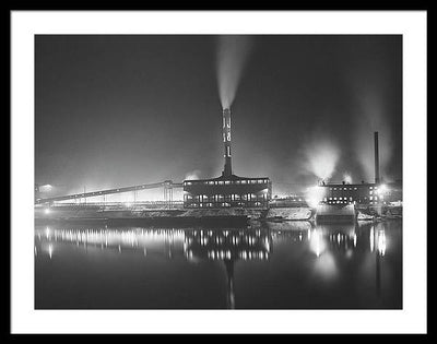 Steel Company, Aliquippa, Pennsylvania / Art Photo - Framed Print