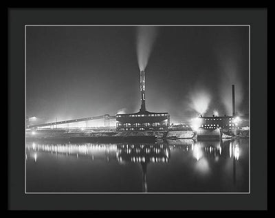 Steel Company, Aliquippa, Pennsylvania / Art Photo - Framed Print