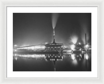 Steel Company, Aliquippa, Pennsylvania / Art Photo - Framed Print