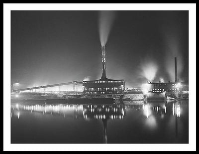 Steel Company, Aliquippa, Pennsylvania / Art Photo - Framed Print