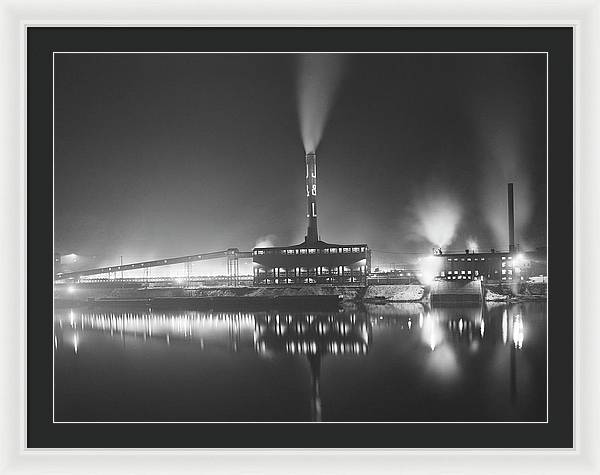 Steel Company, Aliquippa, Pennsylvania / Art Photo - Framed Print