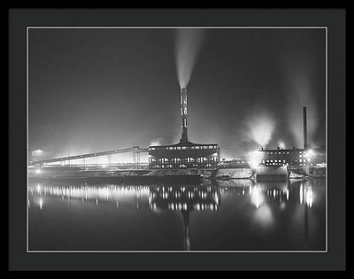 Steel Company, Aliquippa, Pennsylvania / Art Photo - Framed Print