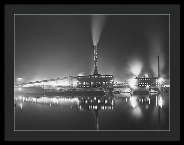 Steel Company, Aliquippa, Pennsylvania / Art Photo - Framed Print