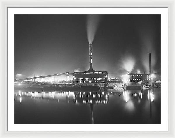 Steel Company, Aliquippa, Pennsylvania / Art Photo - Framed Print