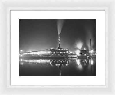 Steel Company, Aliquippa, Pennsylvania / Art Photo - Framed Print