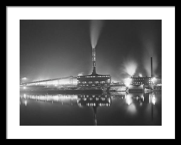 Steel Company, Aliquippa, Pennsylvania / Art Photo - Framed Print