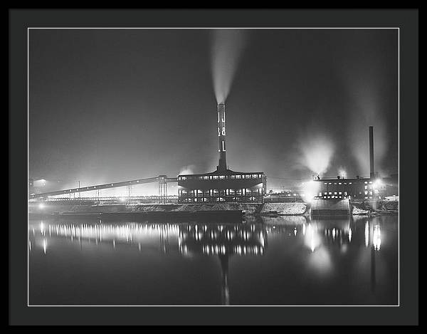 Steel Company, Aliquippa, Pennsylvania / Art Photo - Framed Print