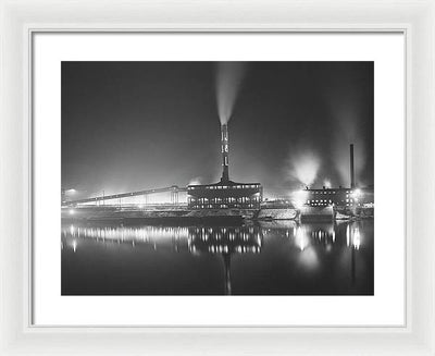 Steel Company, Aliquippa, Pennsylvania / Art Photo - Framed Print