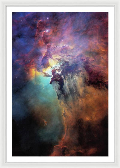 Stellar Nursery Full of Birth and Destruction / Art Photo - Framed Print