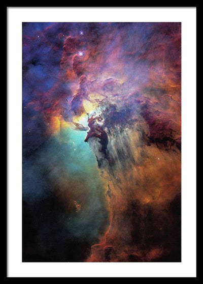 Stellar Nursery Full of Birth and Destruction / Art Photo - Framed Print