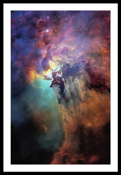 Stellar Nursery Full of Birth and Destruction / Art Photo - Framed Print