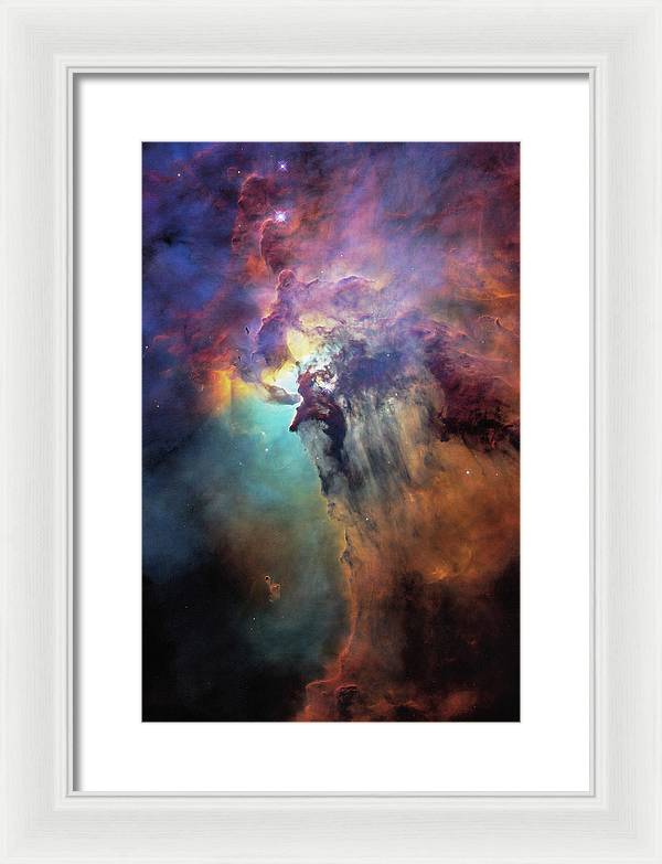 Stellar Nursery Full of Birth and Destruction / Art Photo - Framed Print