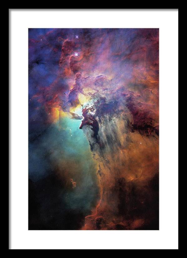 Stellar Nursery Full of Birth and Destruction / Art Photo - Framed Print