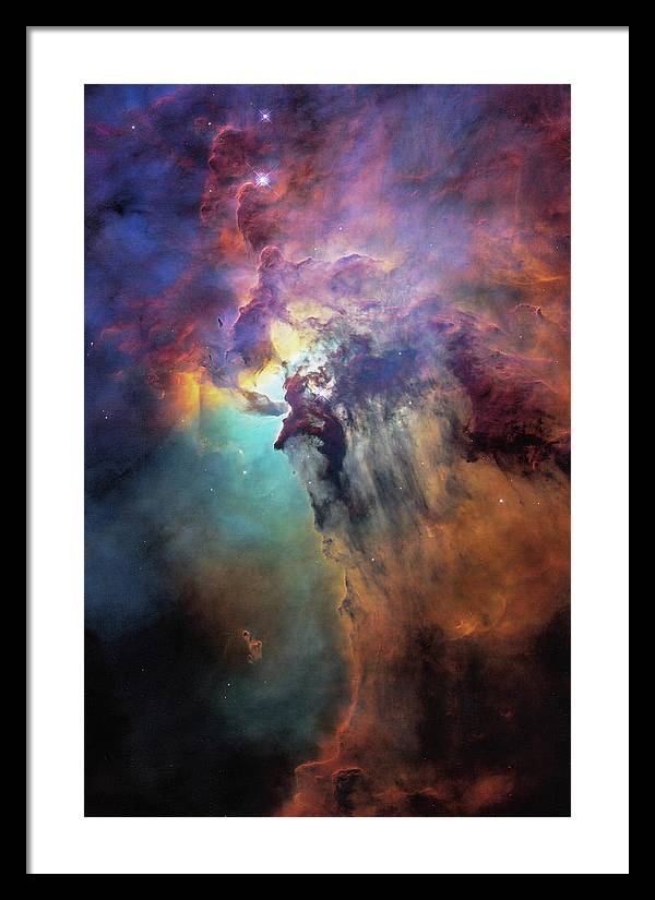 Stellar Nursery Full of Birth and Destruction / Art Photo - Framed Print