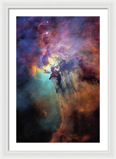 Stellar Nursery Full of Birth and Destruction / Art Photo - Framed Print