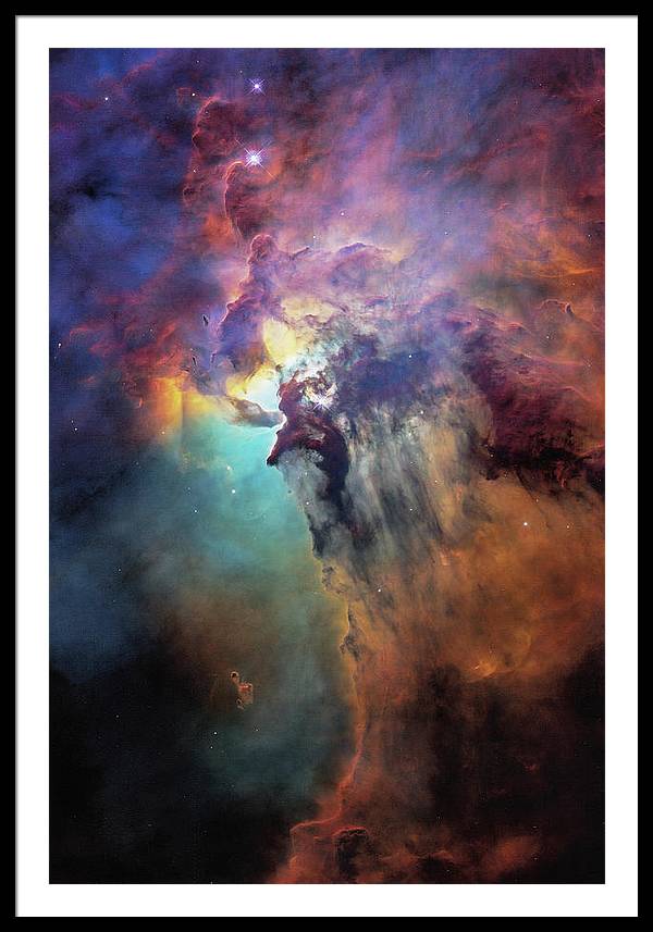 Stellar Nursery Full of Birth and Destruction / Art Photo - Framed Print