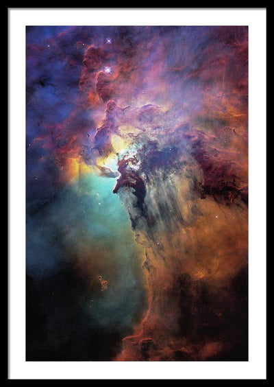 Stellar Nursery Full of Birth and Destruction / Art Photo - Framed Print