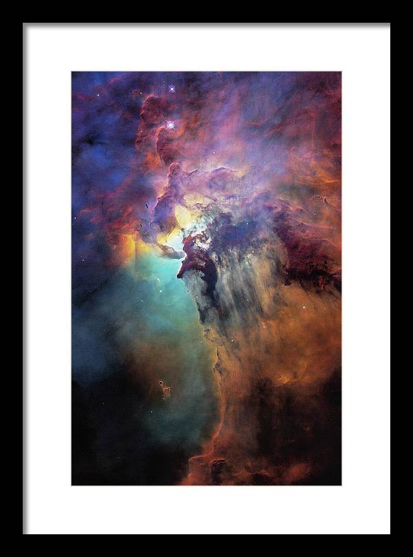 Stellar Nursery Full of Birth and Destruction / Art Photo - Framed Print