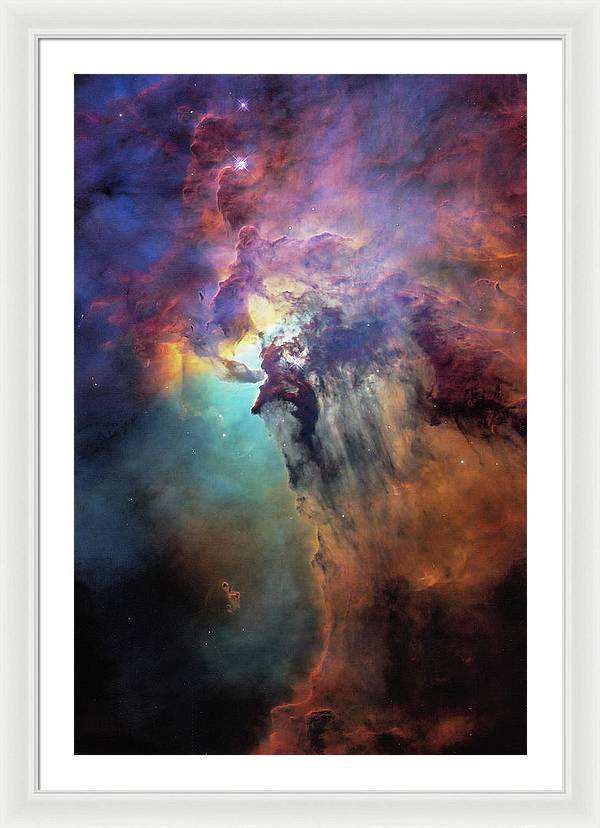 Stellar Nursery Full of Birth and Destruction / Art Photo - Framed Print